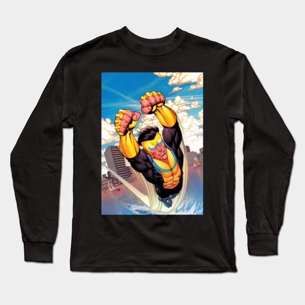 invincible poster Long Sleeve T-Shirt by super villain